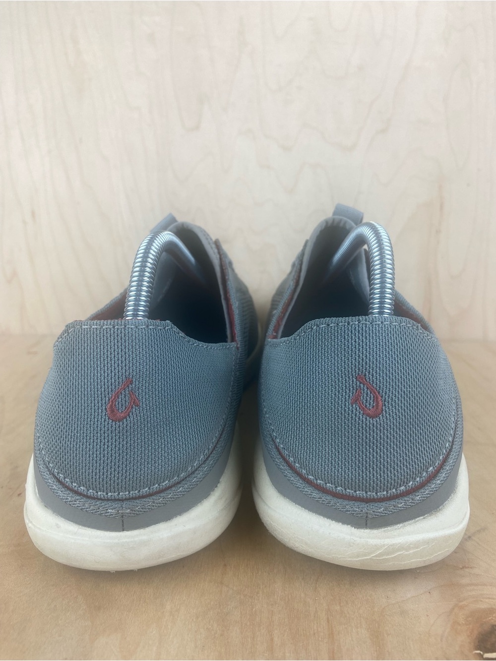 Olukai Moku Pae Men’s Grey Mesh Breathable Slip On Boar Shoes Size 11.5 - Picture 5 of 12